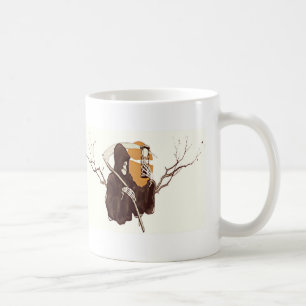 Grim Reaper and The Sands Of Time Coffee Mug