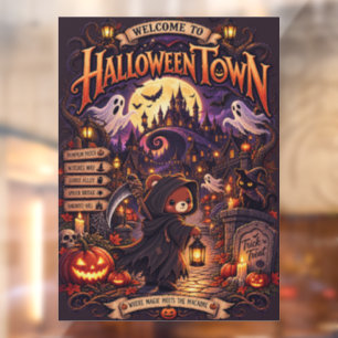 Grim Reaper Bear Halloween Town Art