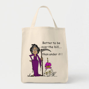 Grim Reaper Birthday Humour Tote Bag