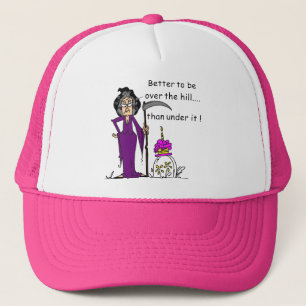 Grim Reaper Birthday Humour Trucker Hat