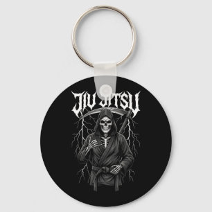 Grim Reaper BJJ Brazilian Jiu Jitsu Combat Sports Key Ring