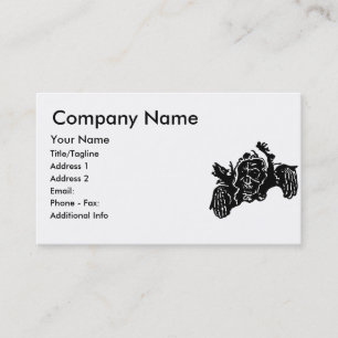 Grim Reaper Black Business Card