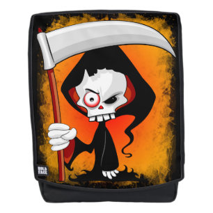 Grim Reaper Cartoon Backpack