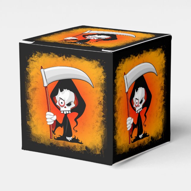 Grim Reaper Cartoon  Favour Box (Front Side)