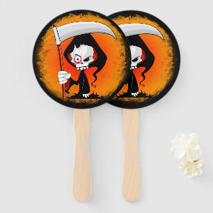 Grim Reaper Cartoon  Hand Fan