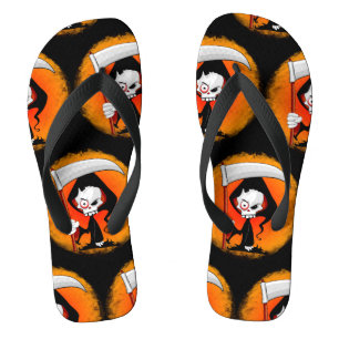 Grim Reaper Cartoon  Thongs