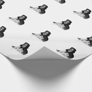 Grim Reaper Death Gift Wrapping Paper