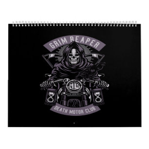 grim reaper death motor club calendar
