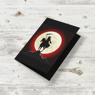 Grim Reaper Full Moon Card