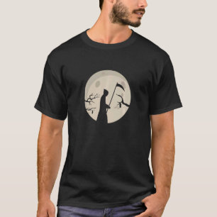 Grim Reaper Full Moon   T-Shirt