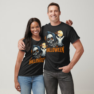 Grim Reaper Ghost Halloween Night Horror T-Shirt