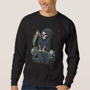 Grim Reaper Gym Weight Training Deadlift 2 Sweatshirt