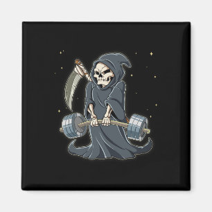 Grim Reaper Gym Weight Training Deadlift  Magnet