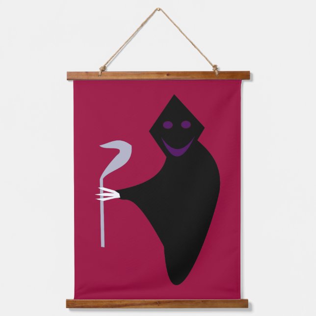 Grim Reaper Halloween Hanging Tapestry (Front)