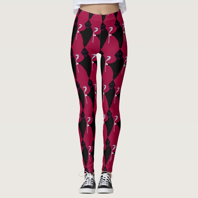 Grim Reaper Halloween Leggings (Front)
