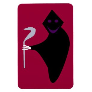 Grim Reaper Halloween Magnet
