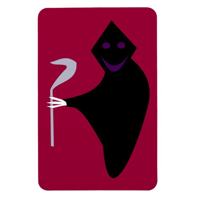 Grim Reaper Halloween Magnet (Vertical)
