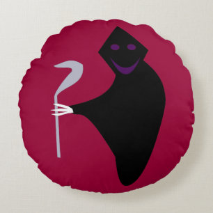 Grim Reaper Halloween Pillow