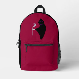 Grim Reaper Halloween Printed Backpack