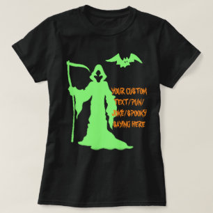 Grim Reaper Halloween Shirt - Funny Pun Tee