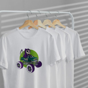 Grim Reaper In Monster Truck T-Shirt
