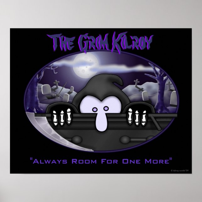 Grim Reaper Kilroy Poster (Front)