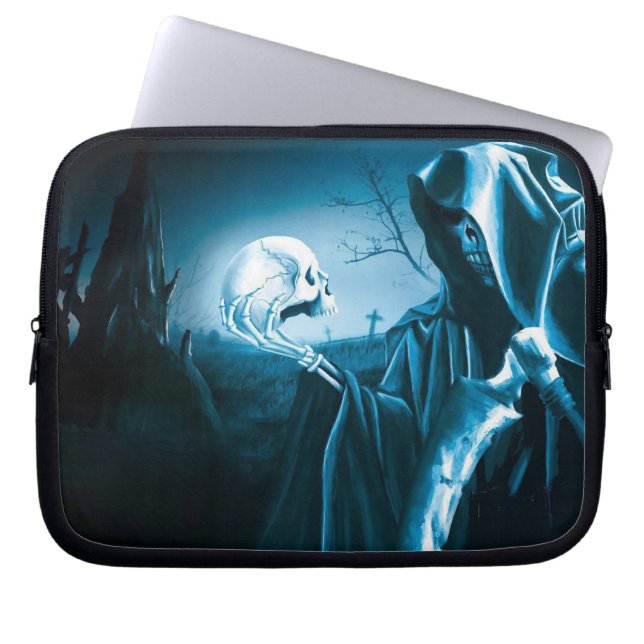 Grim Reaper Laptop Keeper Laptop Sleeve (Front)