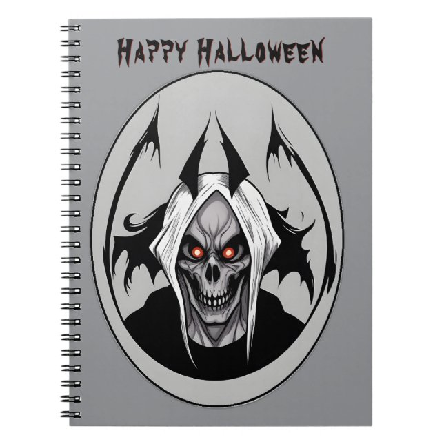 Grim Reaper Of The Blazing Eyes Notebook (Front)
