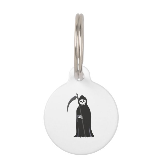 Grim Reaper Pet Tag (Front)