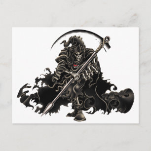 Grim Reaper Postcard