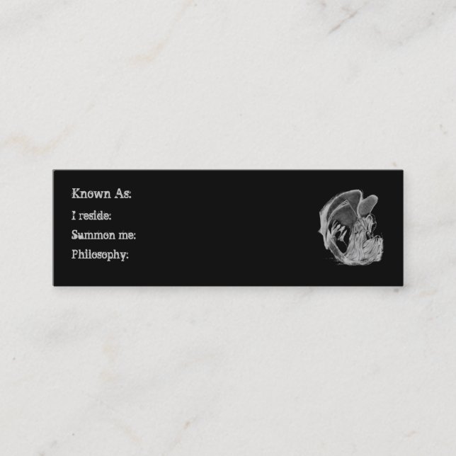 Grim Reaper Profile Cards (Front)