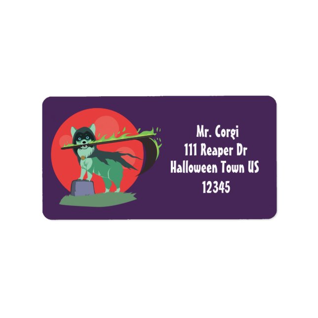 Grim Reaper Puppy Label (Front)