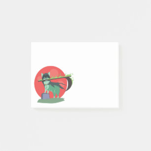 Grim Reaper Puppy Post-it Notes