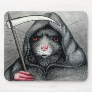 Grim Reaper Rat Mousepad