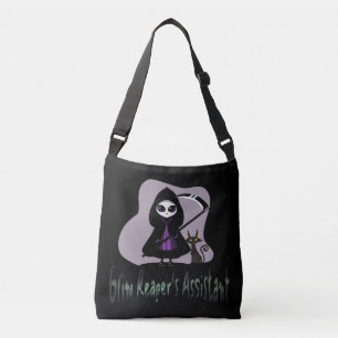 Grim Reaper’s Assistant cute grim reaper Crossbody Bag