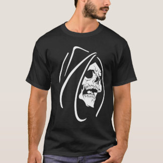 Grim Reaper Silhouette Gothic Death Art T-Shirt