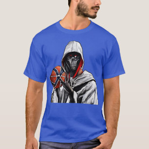 Grim Reaper sketch basketball T-Shirt