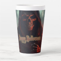 Grim Reaper Skull Halloween Spooky Art