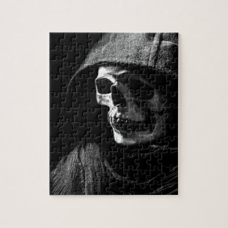 Grim Reaper Skull Jigsaw Puzzle