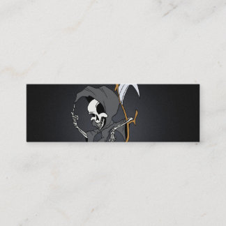 Grim Reaper Toon Mini Business Card