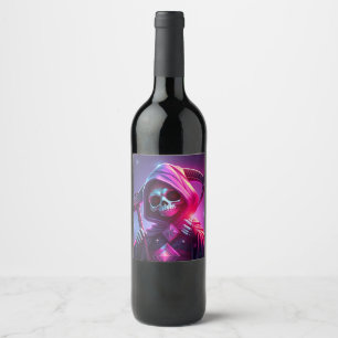 Grim Reaper Wine Label