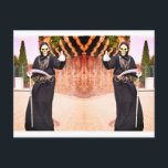 Grim reapers postcard<br><div class="desc">Scary postcard by Helen A. Lisher.</div>