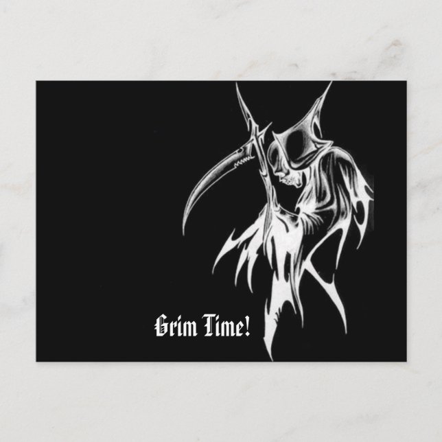 Grim Time! - Postcard (Front)