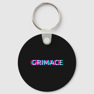 Grimace Edgy Aesthetic Grunge Emo Pastel Goth Hall Key Ring