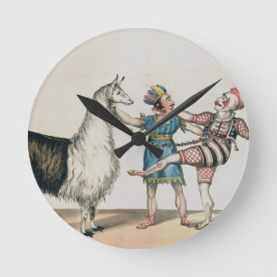 Grimaldi and the Alpaca, in the Popular Pantomime Round Clock