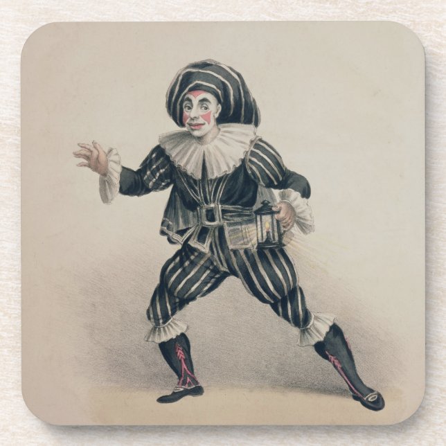 Grimaldi as Scaramouche, from the Commedia dell'Ar Coaster (Front)
