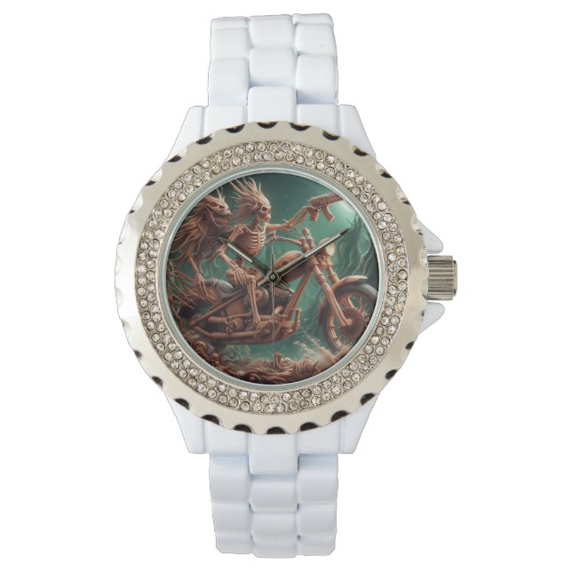 Grimbone and Skulldust, mounted their big chopper  Watch (Front)