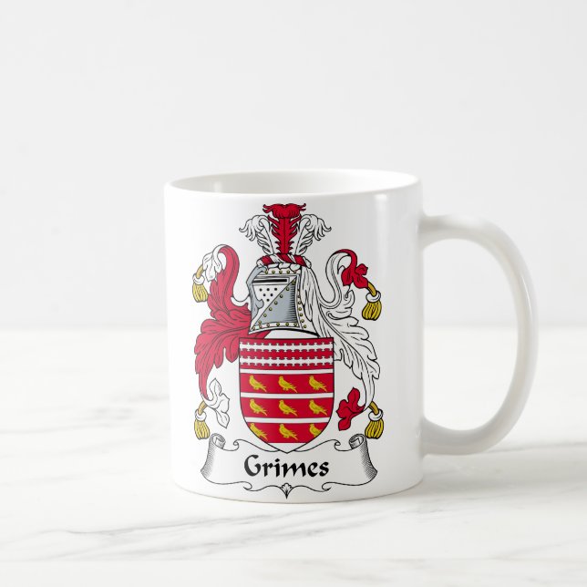 Grimes Family Crest Coffee Mug (Right)