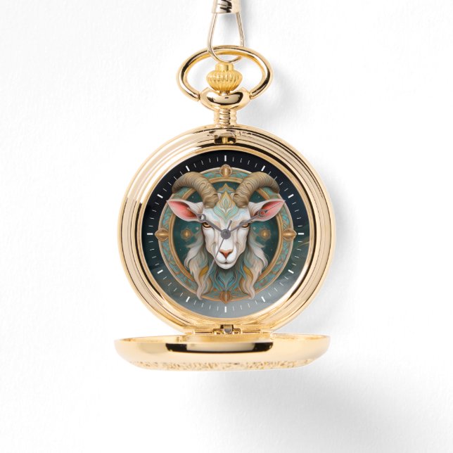 Grimmloch Goat Emblem Fantasy RPG Watch (Front)