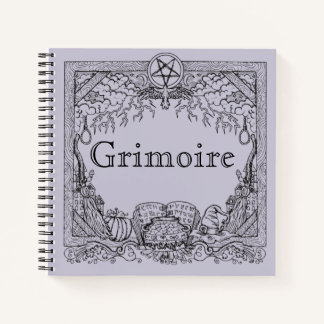 Grimoire Magick Witchy Notebook